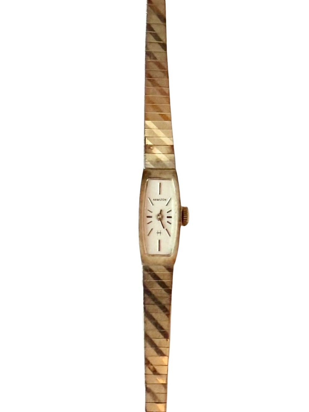 Vintage 1970s Ladies Hamilton 10K RGP Cocktail Watch 915477 - Picture 2 of 11